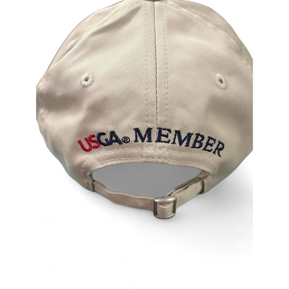 NEW 2012 US Open Hat Cap Olympic Club San Francisco Beige USGA Member Strap Back - Picture 2 of 3